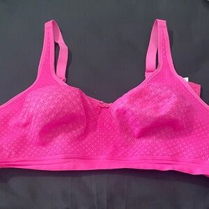 Cacique Hot Pink Lace Bra